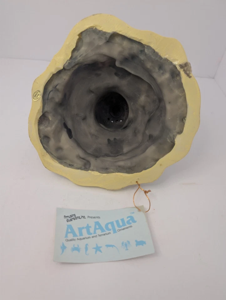 ArtAqua Acuario Sea Shell Caracola Casa Estatua Pecera Pintado a Mano Resina Nuevo Foto 4 de 4