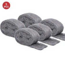 20m/40M Steel Wire Wool Roll Grade #0000 Super Ultra Fine For Rats Mice Cleaning