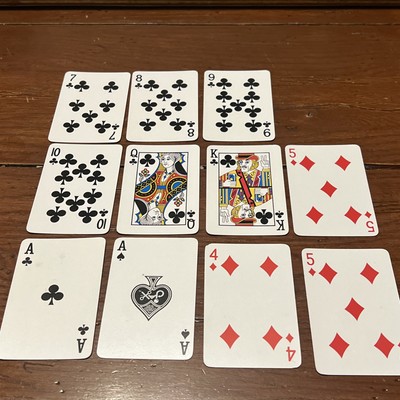 PICK A CARD - Your Choice - Vtg SEQUENCE Replacement Game Cards parts Green Back