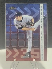 2002 Topps Finest - Mike Mussina #1 New York Yankees