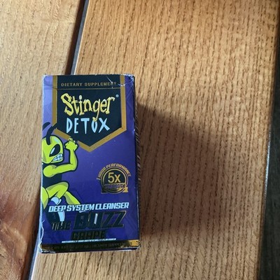 Stinger 1-Hour Detox Liquid Drink 5x Strength Grape 8oz The Buzz Cleanser 