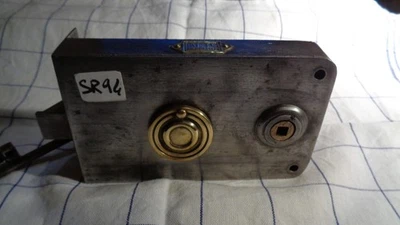 SERRURE ACIER SANS GACHE M D - AVEC SA CLE - 1920 - TBE - N° SR94 - Photo 1/4