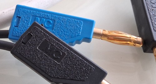 MC Multi Contact Messleitung Multimeter DMM 117cm Litze Kabel Bananenstecker 4mm - 第 2/3 張圖片