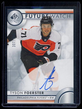 2023 SP AUTHENTIC #115 TYSON FOERSTER AUTO RC FUTURE WATCH ROOKIE /999, (B)