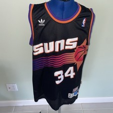 Charles Barkley Phoenix Suns Hardwood Classic Adidas Jersey Vintage 90s Size L