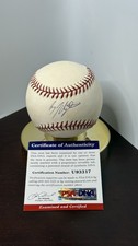 B.J. Upton Signed Official MLB Baseball PSA/DNA Certified Auto Rays Braves