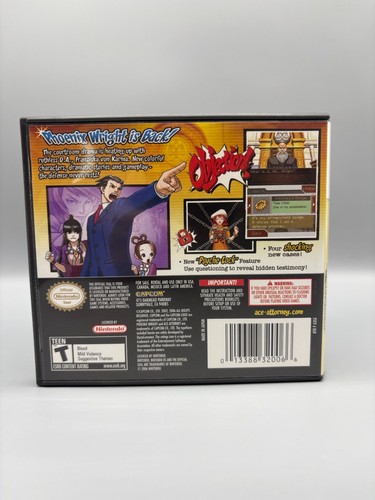 Phoenix Wright: Ace Attorney Justice for All (Nintendo DS, 2007) completo testato - Foto 3 di 3