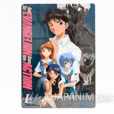 Evangelion Rei Asuka Shinji Misato Plastic Pencil Board Pad Shitajiki JAPAN 2