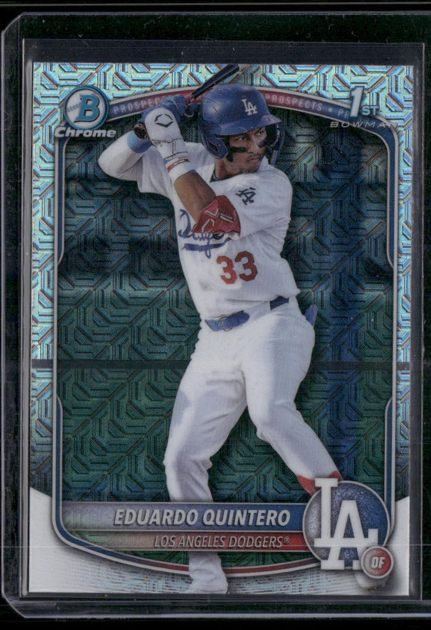 2025 Bowman #BCP-115 Eduardo Quintero Chrome Prospects Mojo Refractor