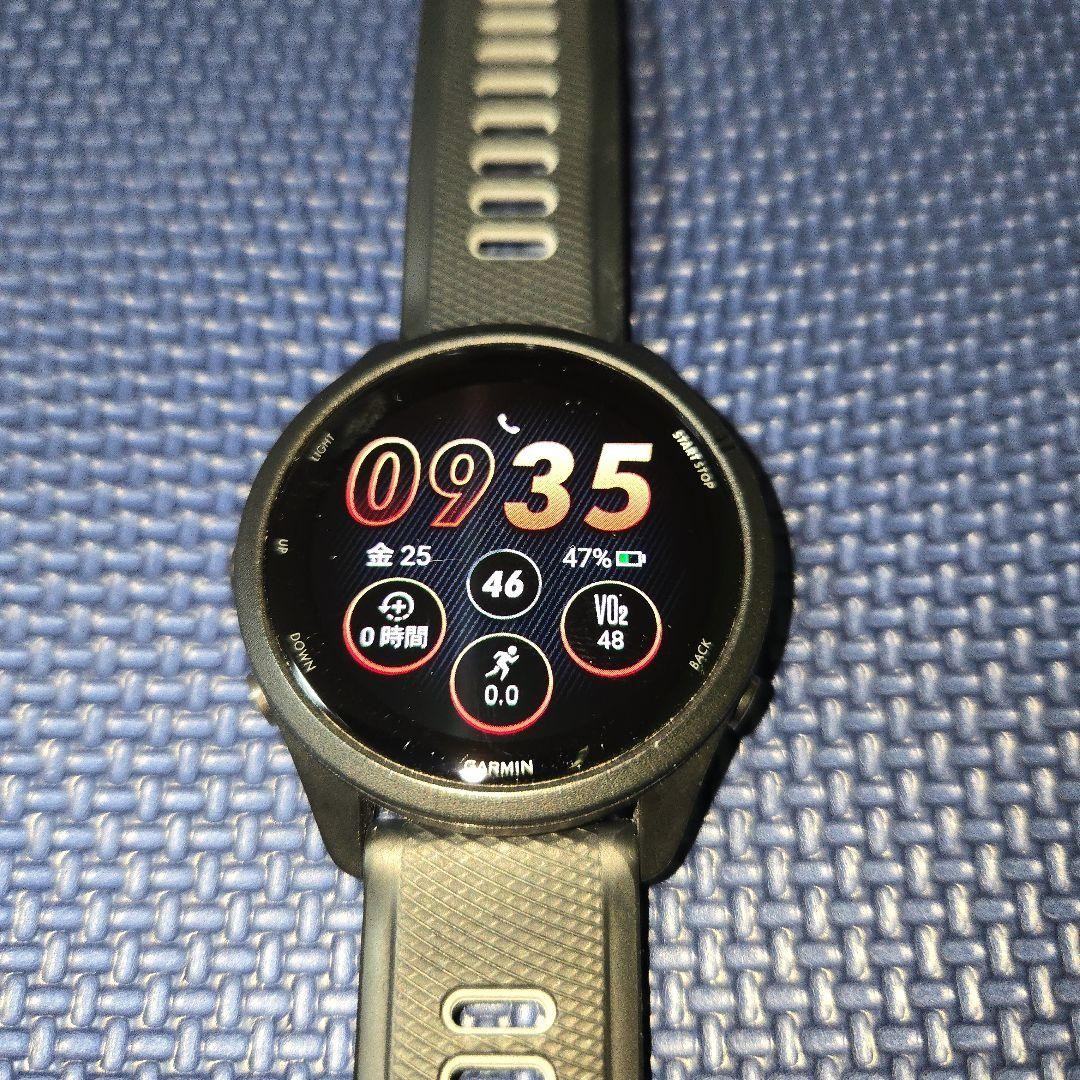 Garmin Forerunner 265 Music GPS Watch Black with Heart Rate VO2 Max - Used