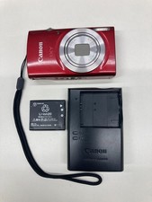 Canon IXY 200 PowerShot ELPH 185 Red 20.0MP 8x Compact Digital Camera G600