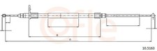 Bremsseil Seilzug Feststellbremse COFLE 10.5163 für ROVER LANDROVER RANGE 3 L322