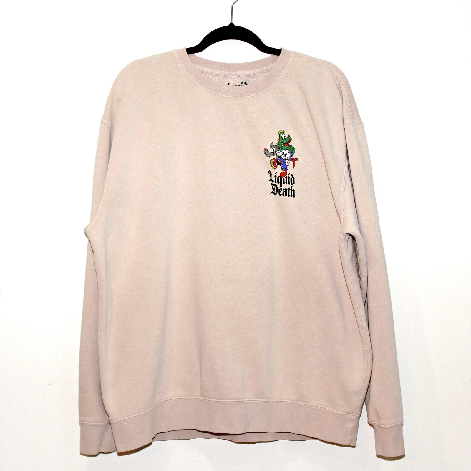 Liquid Death Mind Splitter Pullover Sweatshirt Si… - image 1