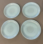 Fire-King Set Of 4 Saucers Plates Azurite Delphite Blue Oven Ware Vintage 5.5 in