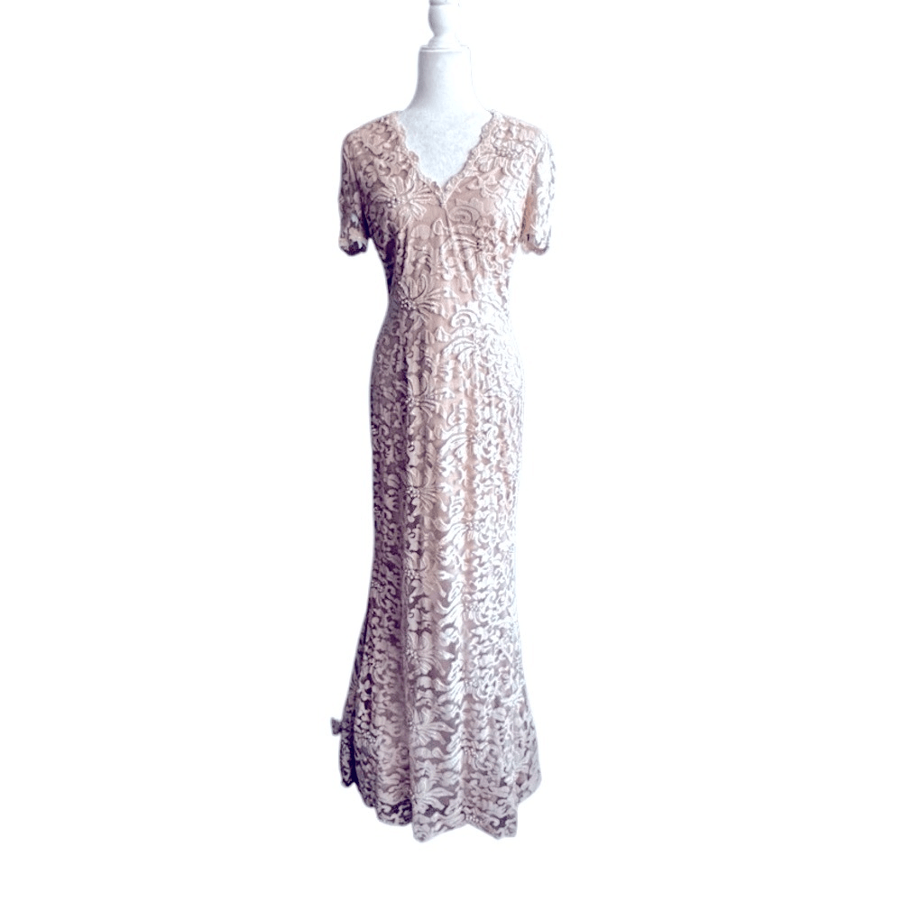 white christmas dresses Beaded Prom Dresses Lace Applique Evening Dresses 21243 – vigocouture main image 0