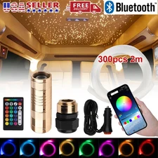300PC CAR HOME HEADLINER STAR LIGHT KIT ROOF TWINKLE CEILING LIGHTS FIBER OPTIC