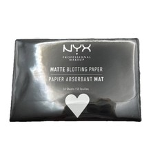 NYX Professional Makeup Matte Blotting Paper, White, 50 Count