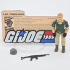 Gi Joe 1985 Crankcase 100% Complete w/ File Card🔥MINTY🔥ARAH Vintage Hasbro
