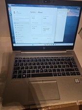 HP EliteBook 840 G6 Workstation I7-8565U, 16 gig RAM, 265GB SSD, Windows 11 Pro