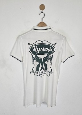 Hysteric Glamour Search & Destroy polo shirt | eBay