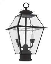 Livex Lighting Westover Outdoor Post Head in Black - 2284-04