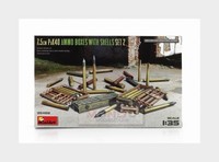 1:35 Miniart Military 7.5Cm Pak40 Ammo Boxes With Shells Set 2 Kit MA35402 Model