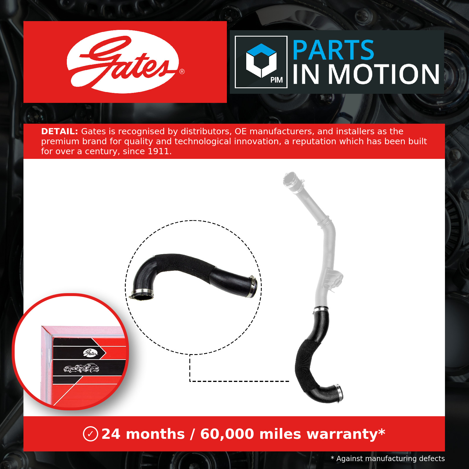 CHARGE AIR HOSE 09-1366 FOR FORD TRANSIT/CUSTOM/V362/Van/Bus/V363 TOURNEO 2.0L - Image 13
