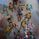LOT OF 15 VINTAGE PLAYMATES TEENAGE MUTANT NINJA TURTLES ACTION FIGURES