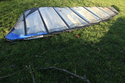 Maui Sails MS2 9.0 Freeride Windsurfing Sail Windsurf Wing Blue Black 2006 15'