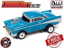 Auto World '57 Chevrolet Bel Air Blue - Cars  Coffee Tjet 1/64 Scale - SC392