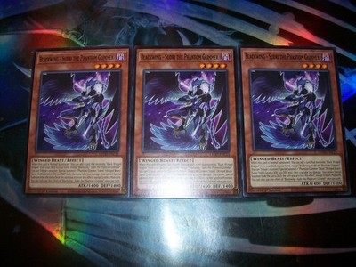 3x Blackwing - Sudri the Phantom Glimmer 1st Edition Common L5DD-ENC15 Yu-Gi-Oh!