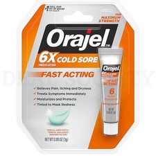 Orajel Moisturelock Cold Sore Symptom Treatment Cream 0.105oz