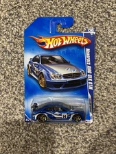 Hot Wheels 2009 #152 Dream Garage 6/10 Mercedes AMG CLK DTM Blue Variant GoldPr5
