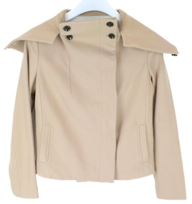Mauro Grifoni Coat Womens (Eu) 40 Fleece Wool Cashmere Asymmetrical Neck