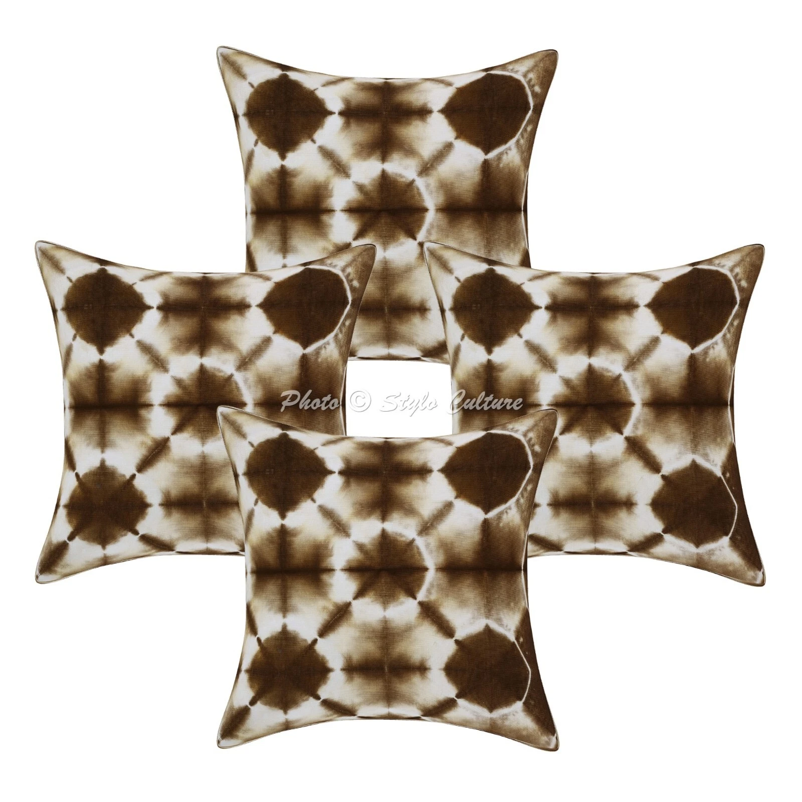 Shibori Cushion Cover Decorative Tie Dye Cover Decorative Bohemian Home Decor