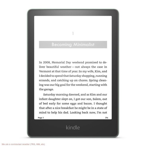 Amazon Kindle Paperwhite 32GB Signature Edition - Agave Green PRE-OWNED