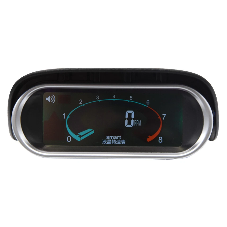 Velocímetro digital LCD universal 12V barco SUV coche camión 50~9999 RPM Foto 3 de 4