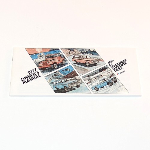 1977 Owners Manual for Jeep CJ5 / CJ7 / Wagoneer / Truck - 第 1/2 張圖片
