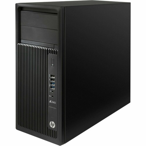 HP Computer Z240 Core i5-6500 16GB 1TB New 24" LCD WiFi Windows 11 Desktop PC - Picture 3 of 9