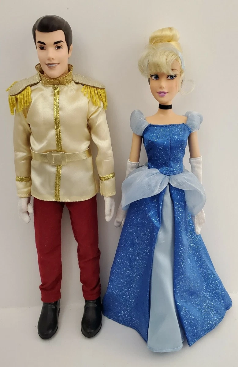 Cinderella and prince charming doll set sale