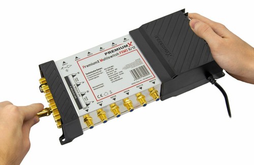 PremiumX Multiinterruptor 9/12 Multiswitch Satélite Distribuidor 12 SAT TV Receiver - Imagen 4 de 7