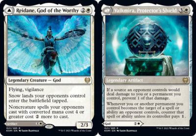 1x Reidane, God of the Worthy // Valkmira, Protector's Shield NM-Mint, English K