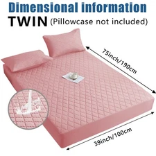 Super soft waterproof mattress cover, layered design, comfortable and durable