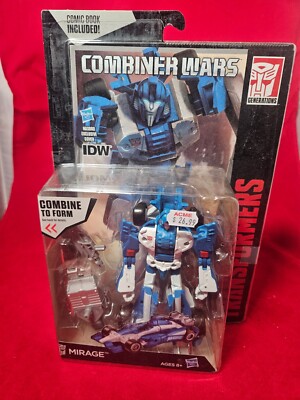 Original Hasbro Transformers Combiner Wars Mirage with Comic / Weapons