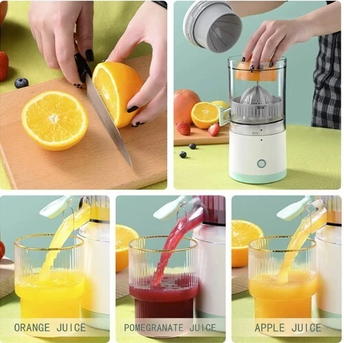Electric Citrus Juicer Lemon Squeezer Orange Fruit Machine Kitchen USB Charging - Picture 2 of 5