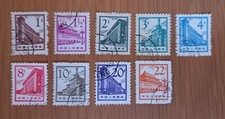 Partial China used stamp set: 1964 Buildings in Beijing