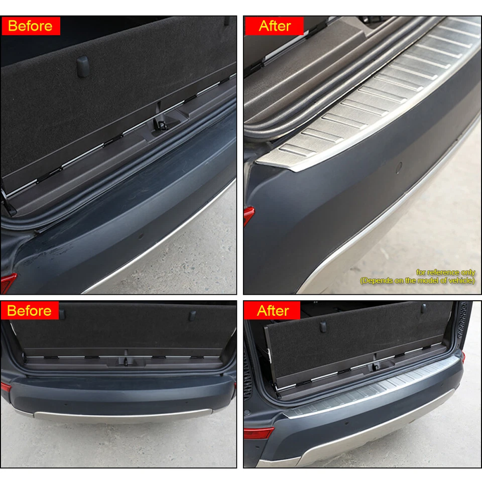 Trunk Guard Cover Rear Bumper Protector Plate for Mercedes-Benz GLK 350, GLK 250 - Imagem 3 de 4