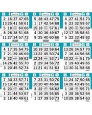 9 On 10 Up Standard Color Collation Bingo Pap...