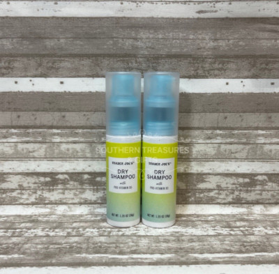 Lot of 2 New Trader Joe's Non Aerosol Dry Shampoo Pro-Vitamin B5
