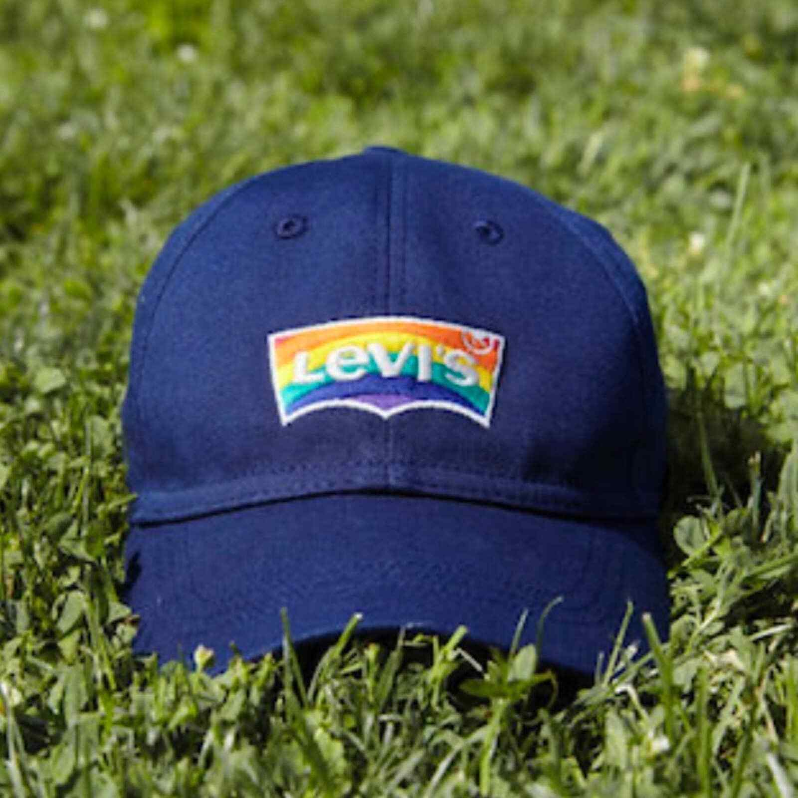 Levi’s Pride Logo Rainbow Hat Adjustable Unisex N… - image 8